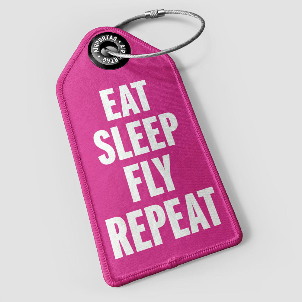 Eat Sleep Fly - Luggage Tag