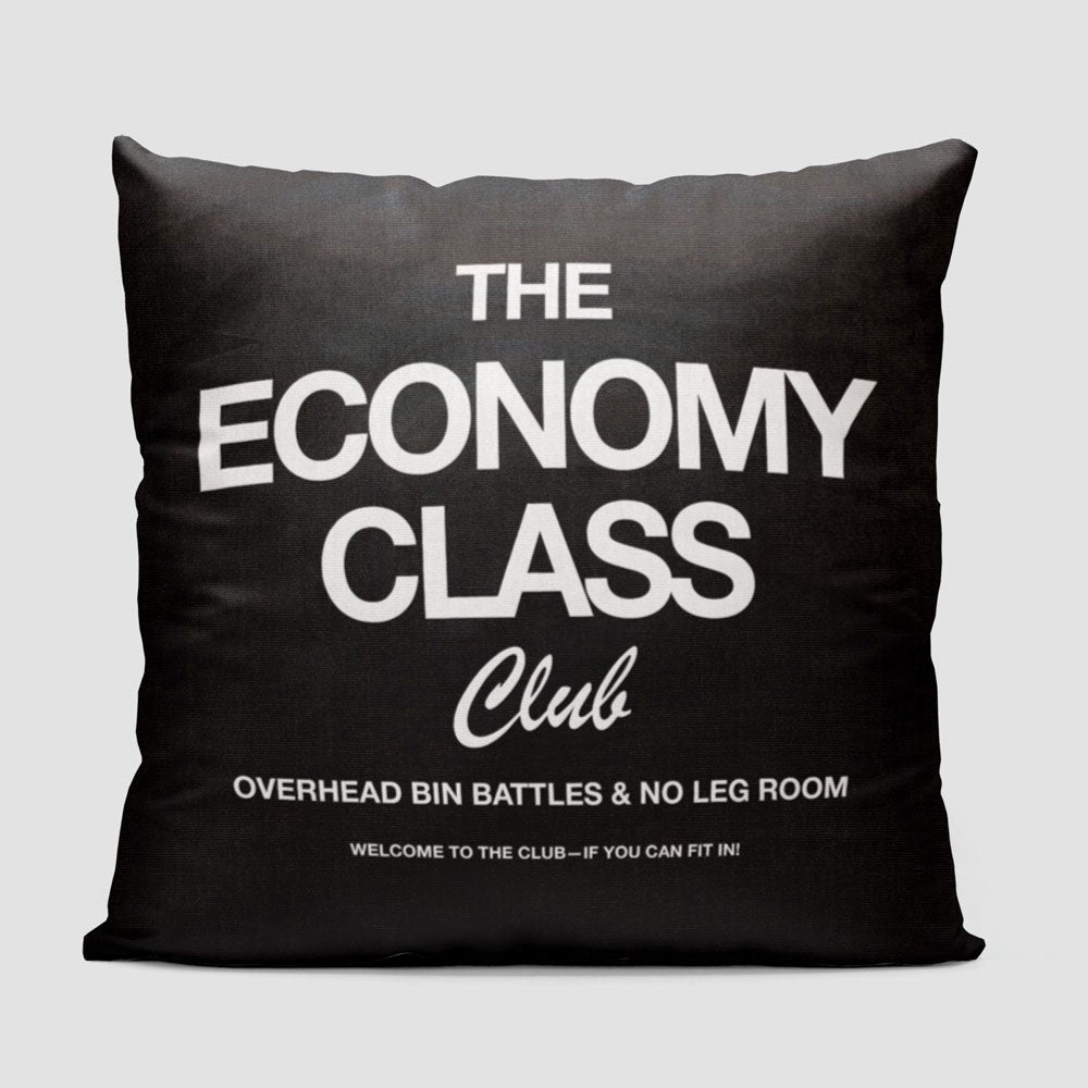 The Economy Class Club - Throw Pillow