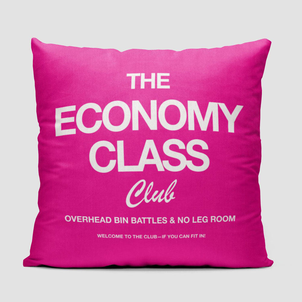 The Economy Class Club - Throw Pillow