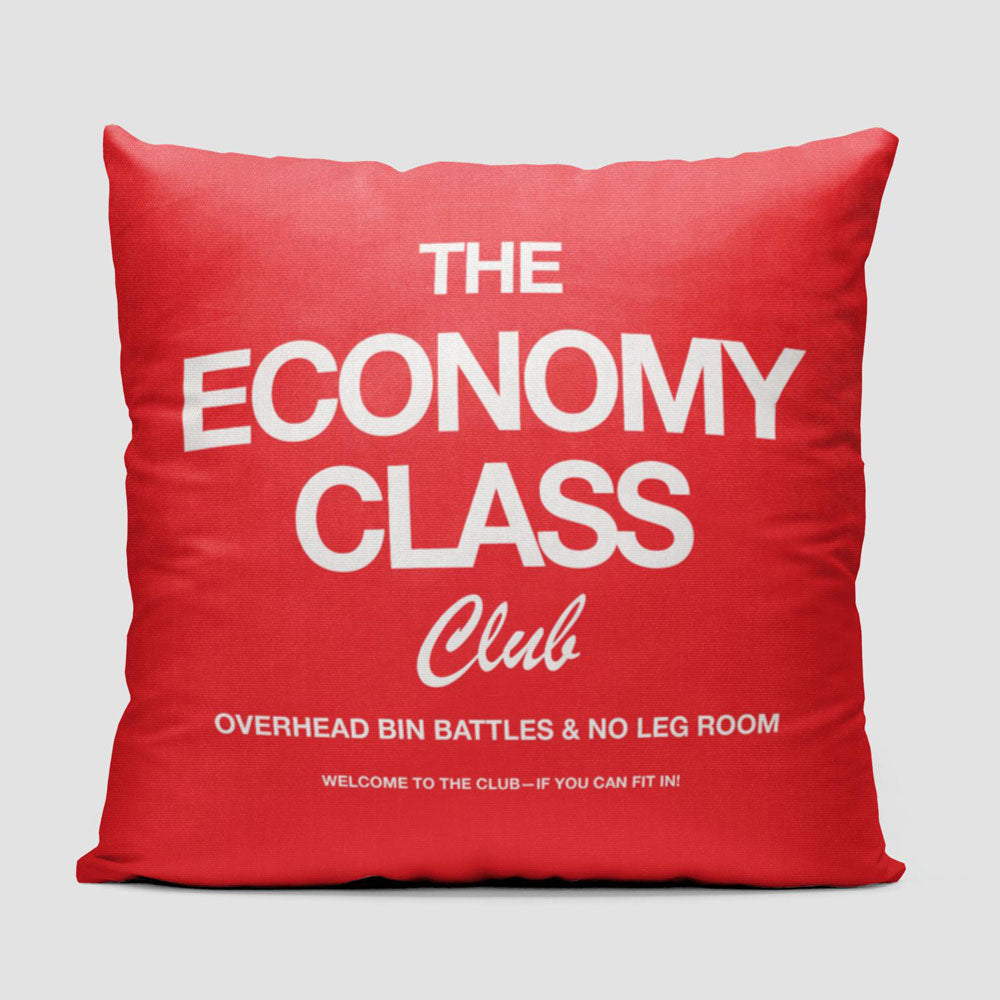 The Economy Class Club - Throw Pillow
