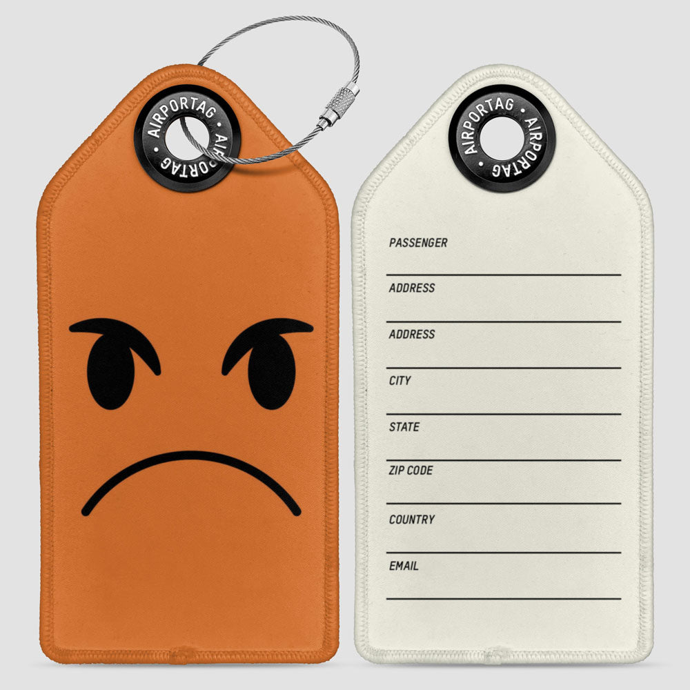 Emoji Angry - Luggage Tag