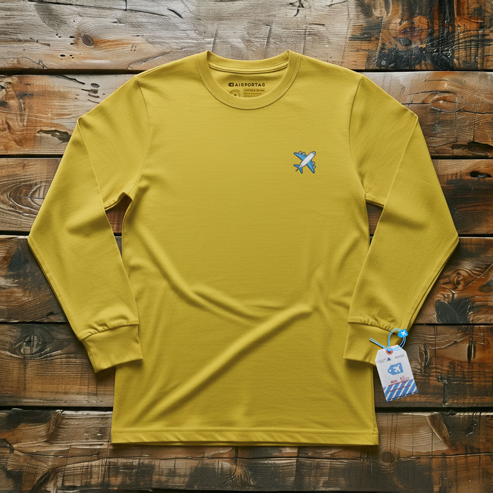 Emoji Plane Tiny - Long Sleeve T-Shirt