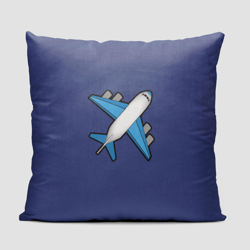 Emoji Plane Tiny - Throw Pillow