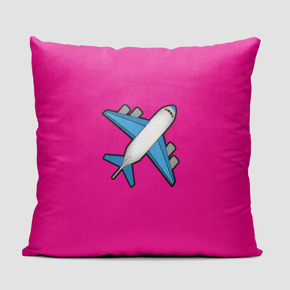 Emoji Plane Tiny - Throw Pillow