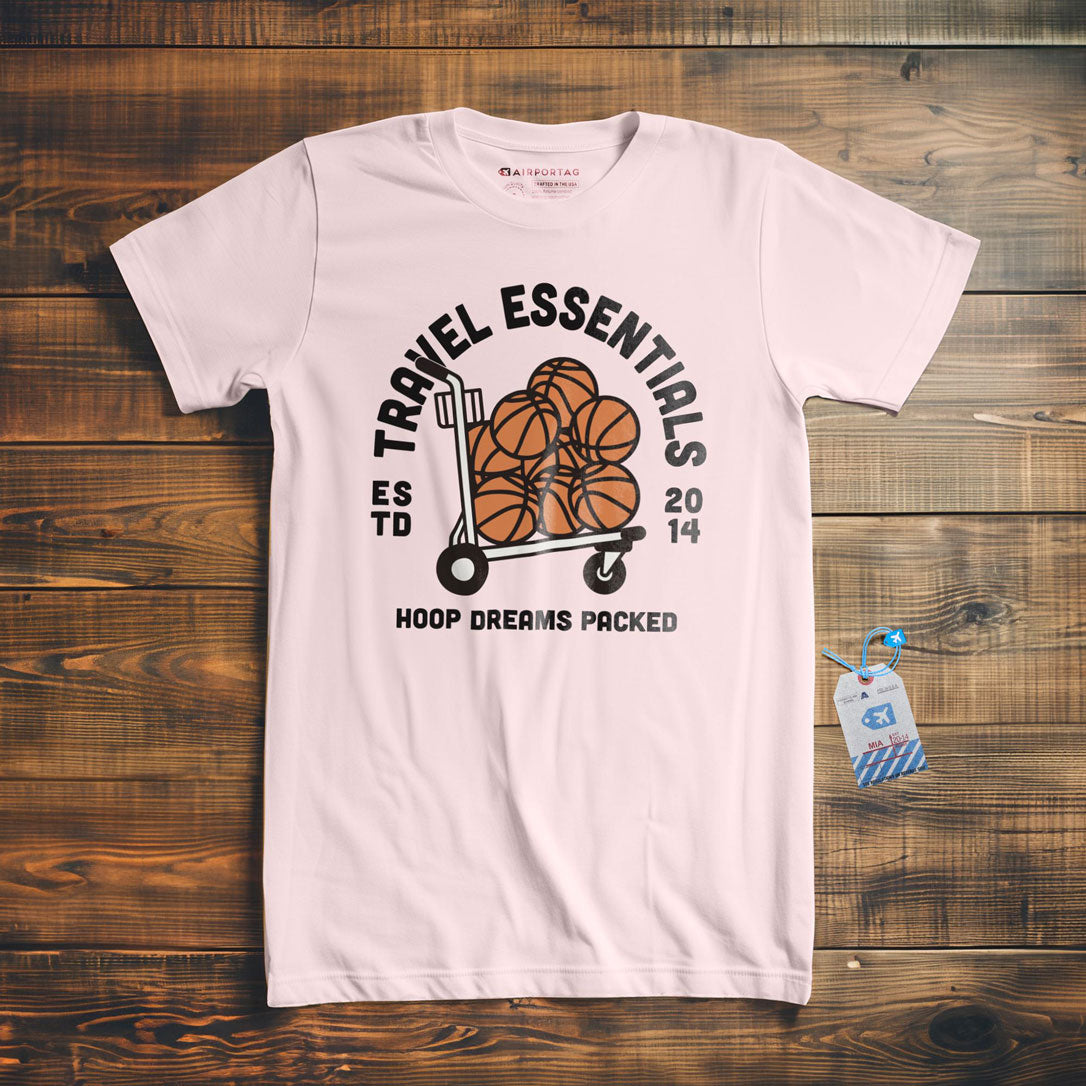 Travel Essentials Basketball - T-Shirt