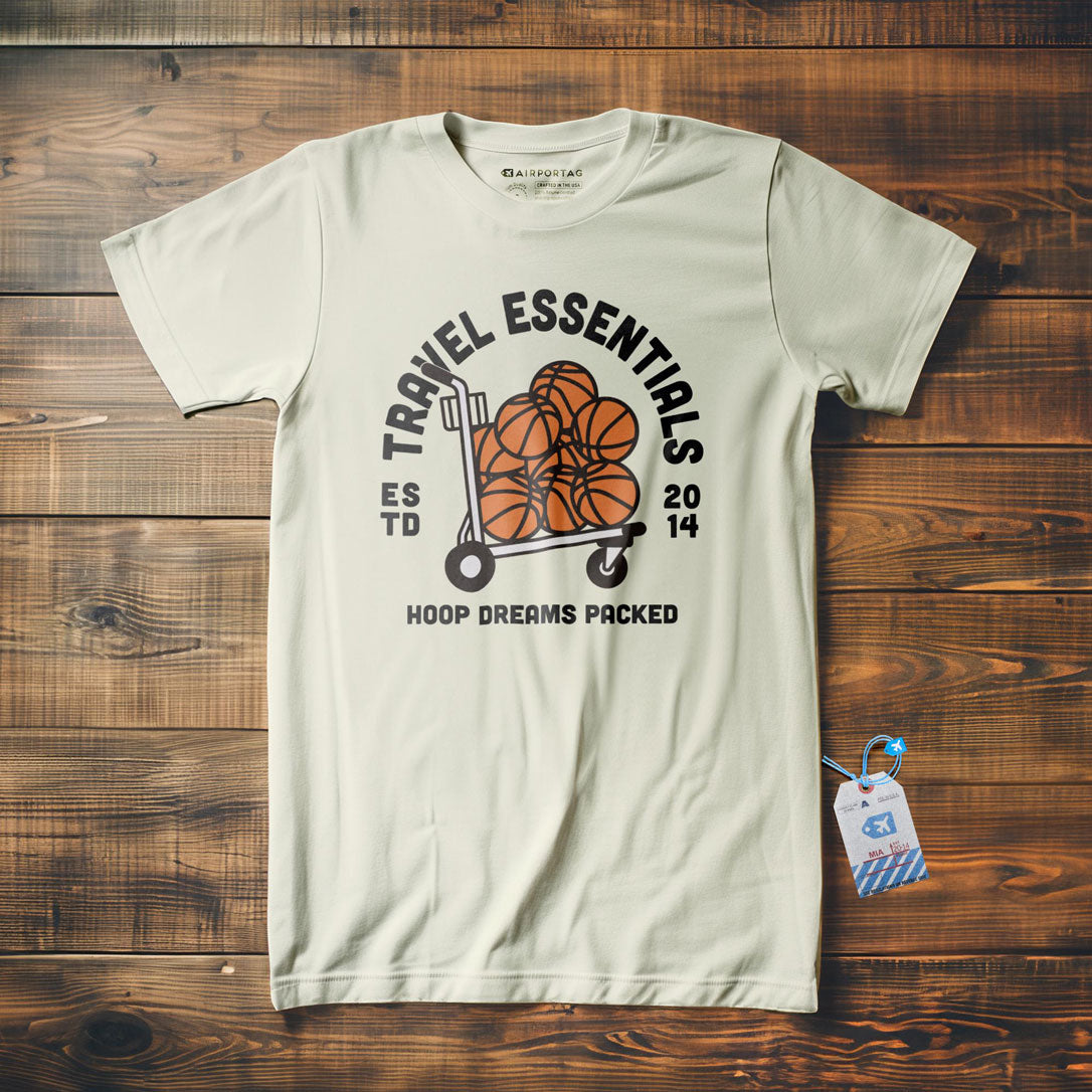 Travel Essentials Basketball - T-Shirt