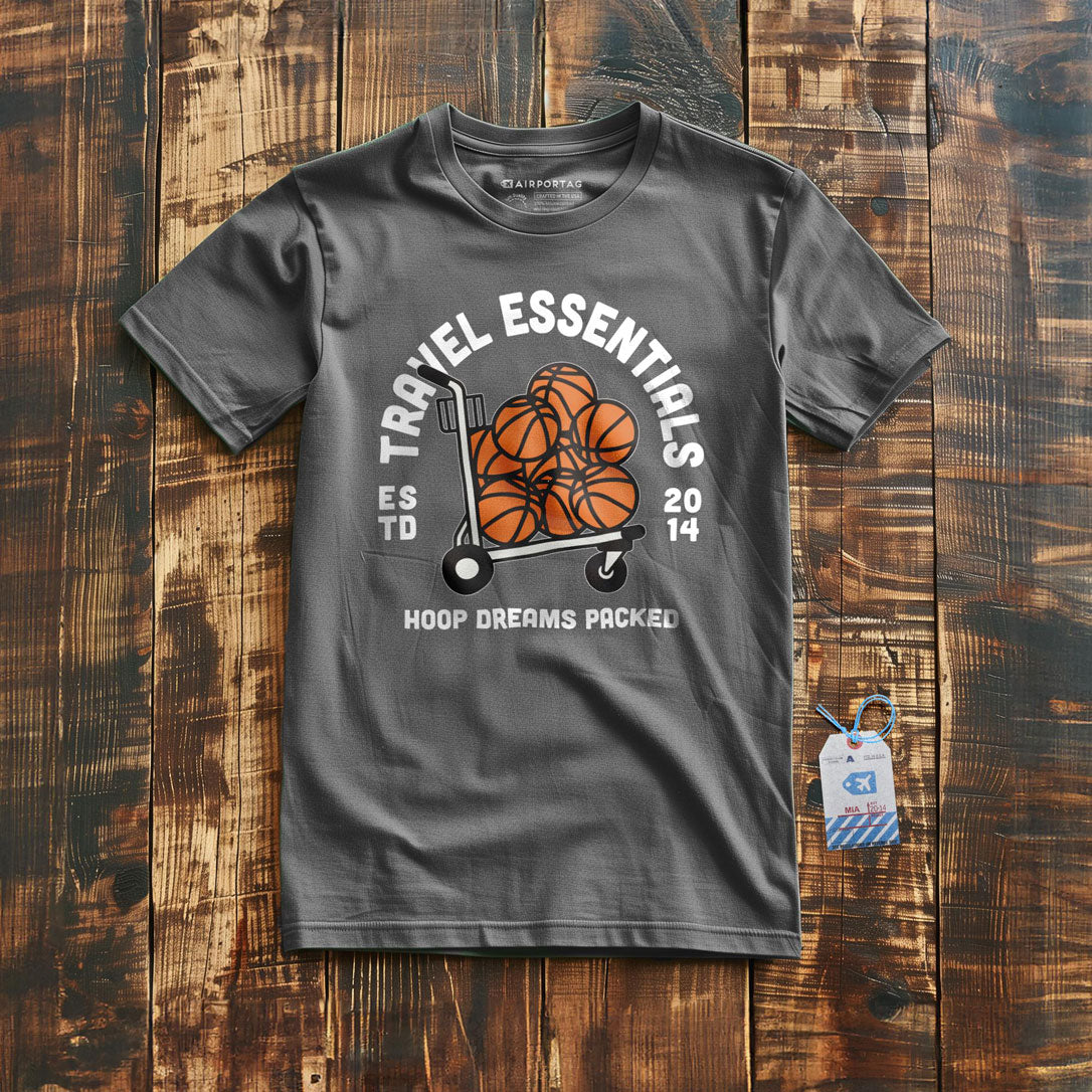 Travel Essentials Basketball - T-Shirt