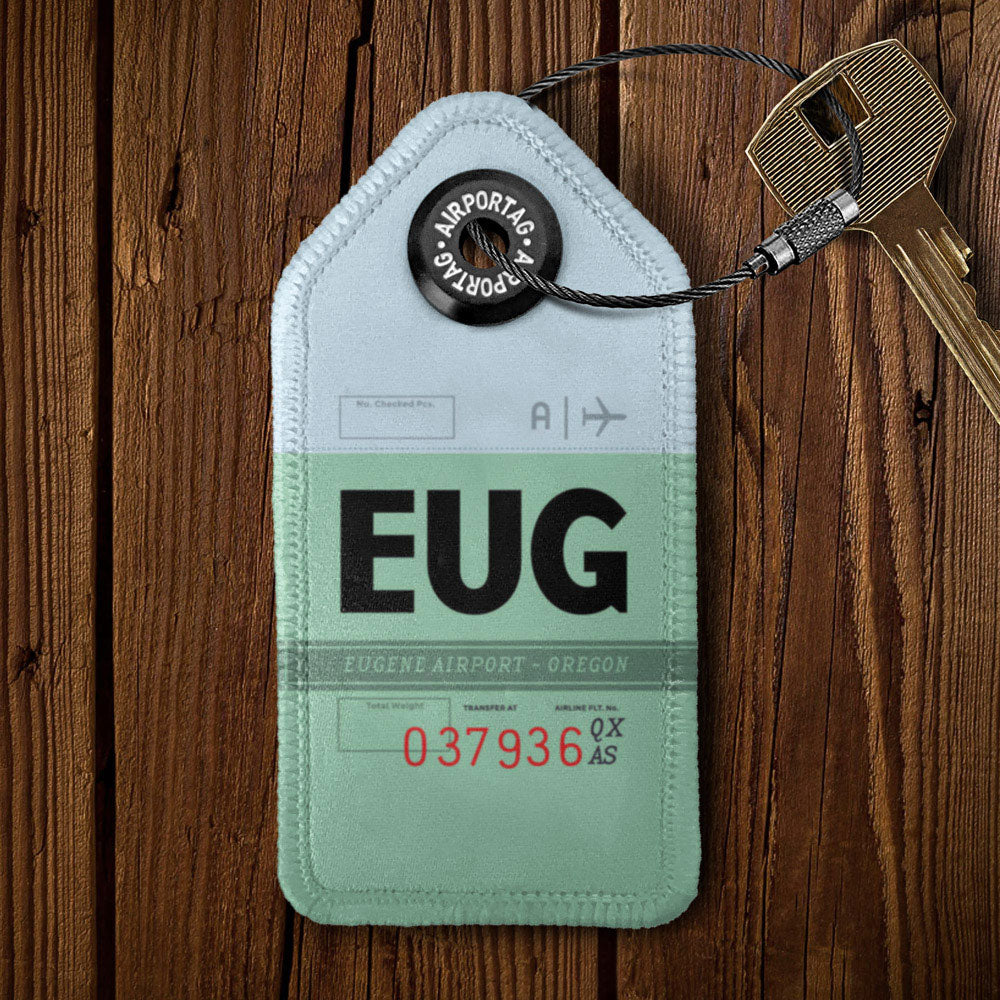 EUG - レザー キーチェーン