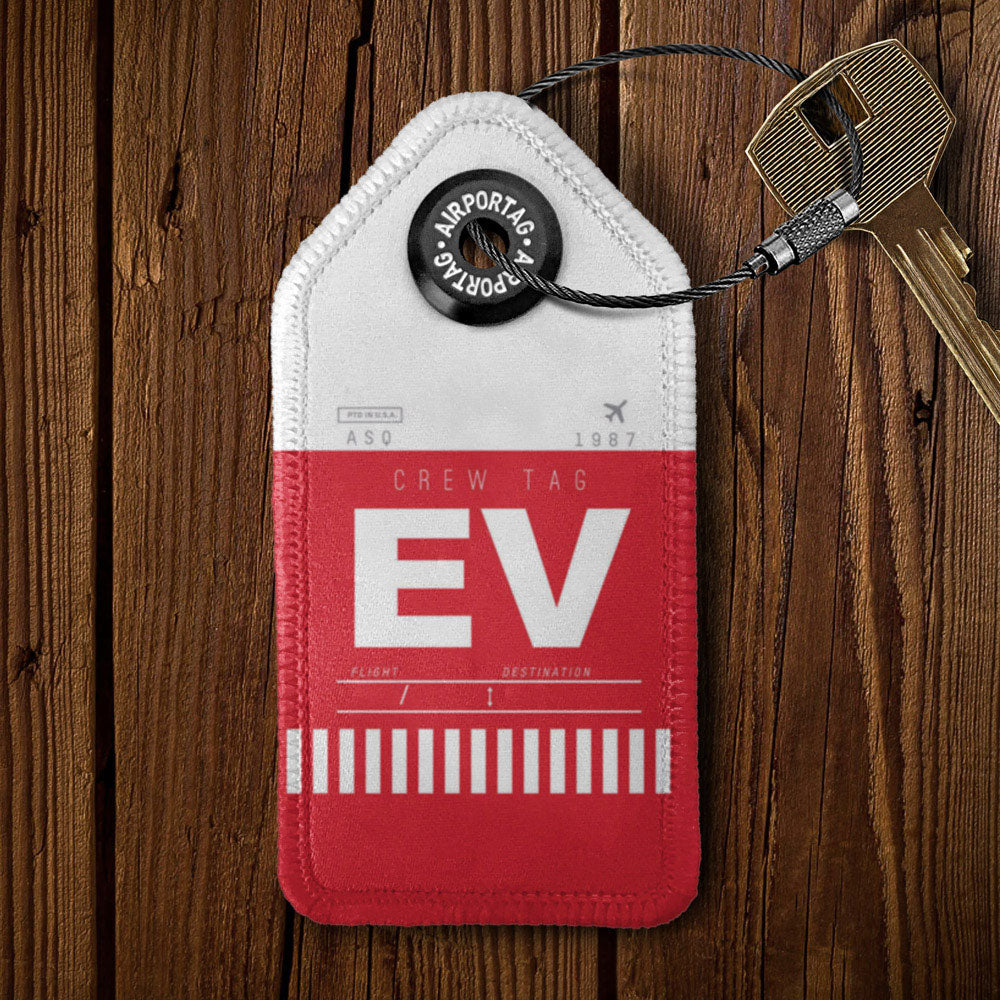 EV - レザーキーホルダー