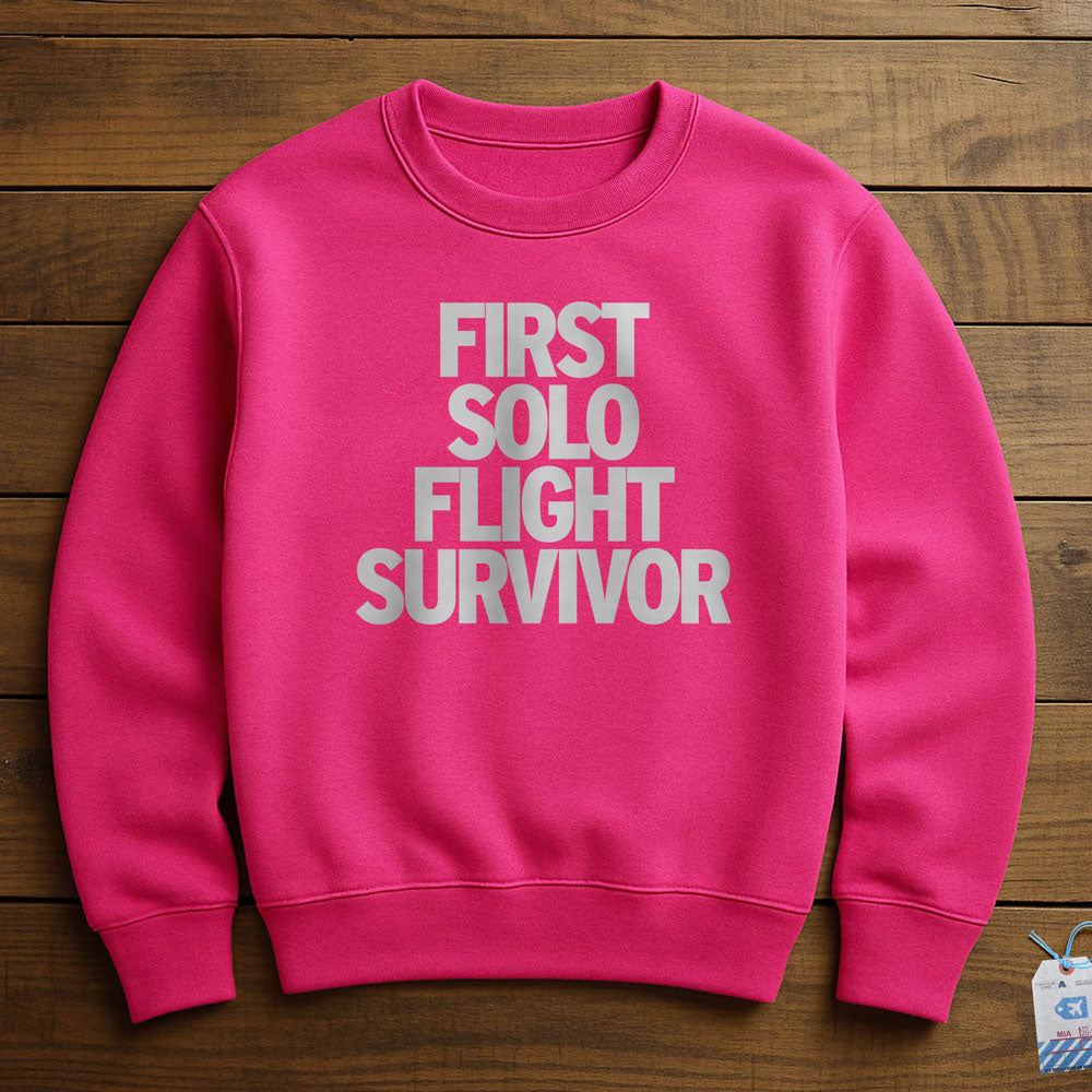 First Solo Flight Survivor - Sweatshirt