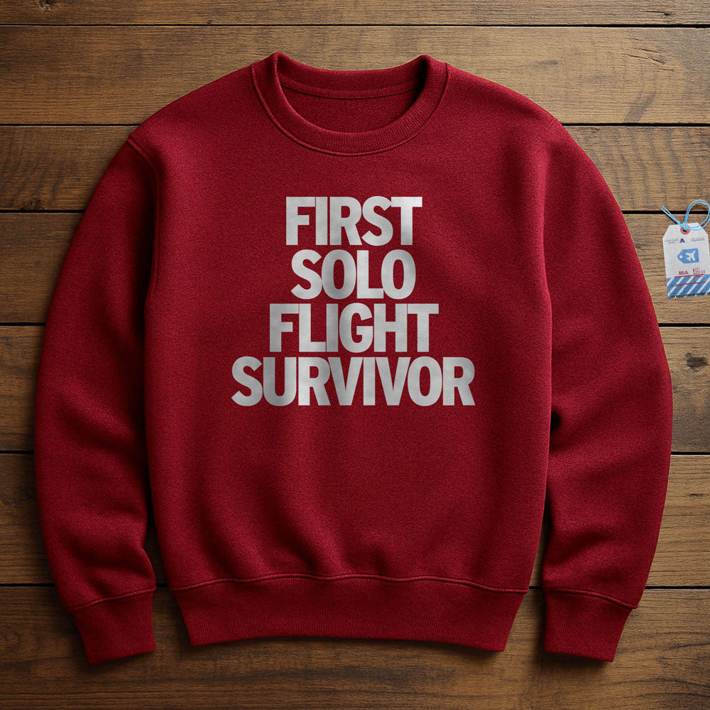 First Solo Flight Survivor - Sweatshirt