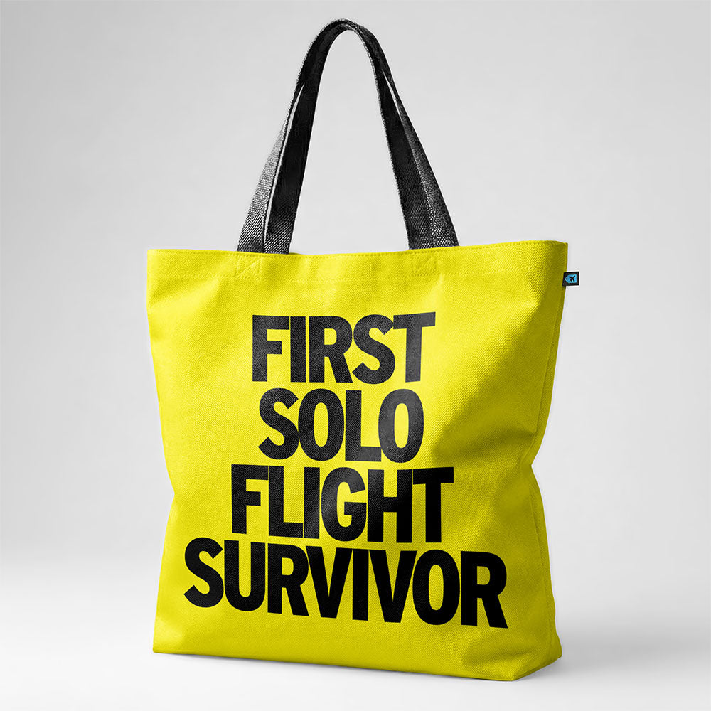 First Solo Flight Survivor - Tote Bag