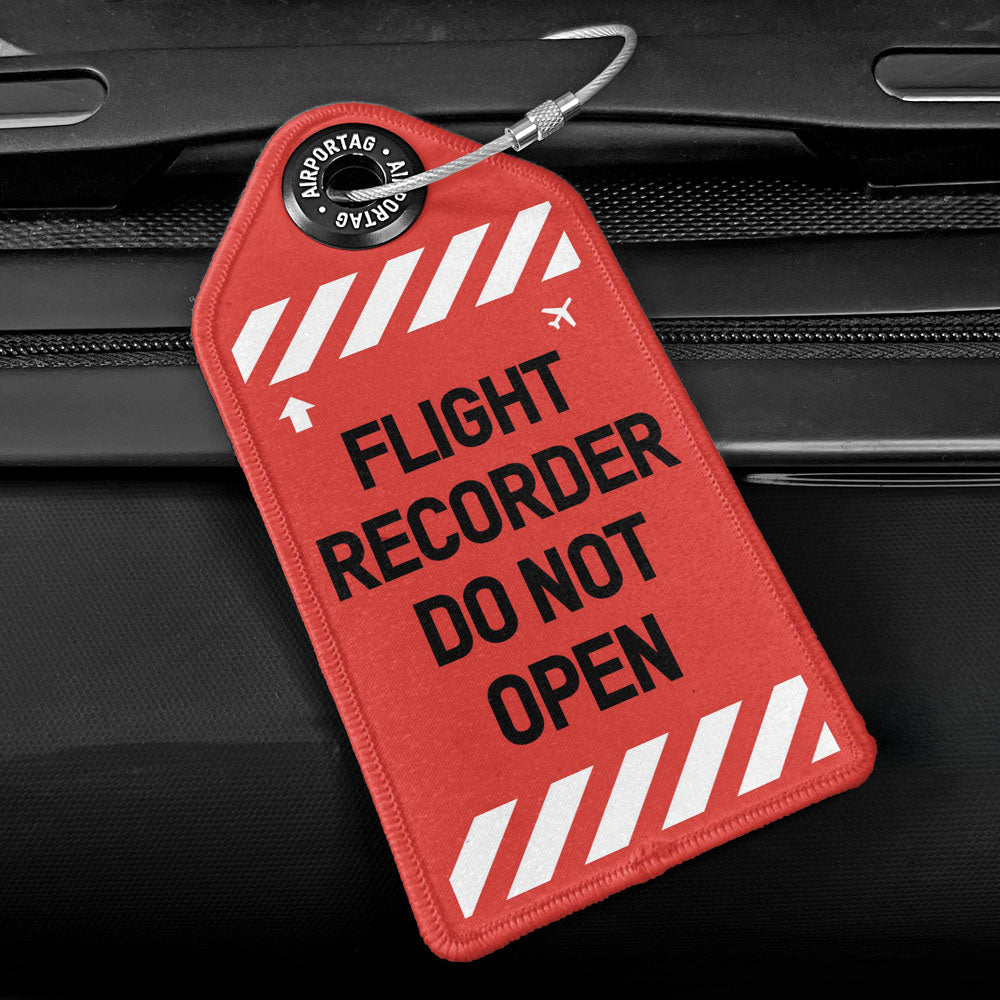 Luggage Tag - Flight Recorder baggage tag
