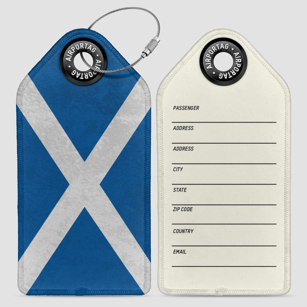 Drapeau écossais - Étiquette de bagage