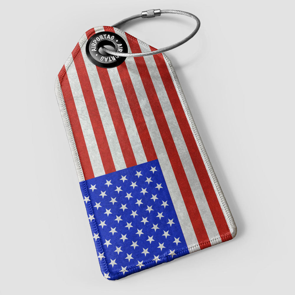 USA Flag - Luggage Tag