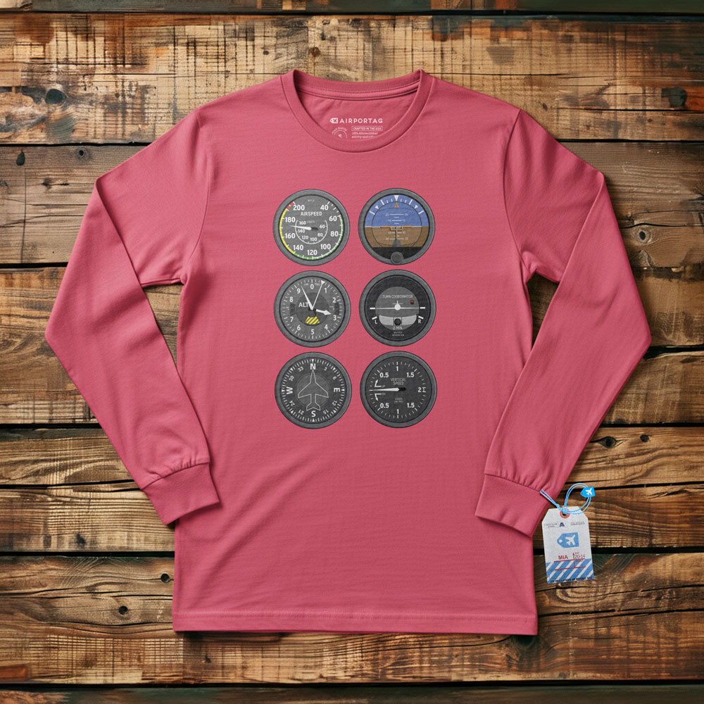 Flight Instruments - Long Sleeve T-Shirt
