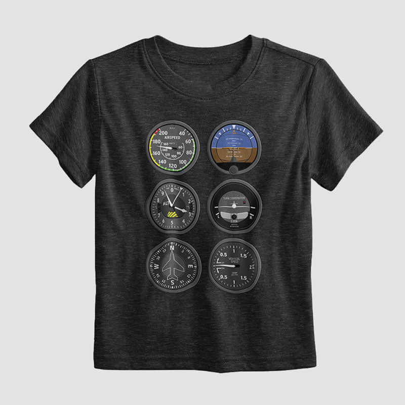 FLIGHT-INSTRUMENTS - Kids T-Shirt