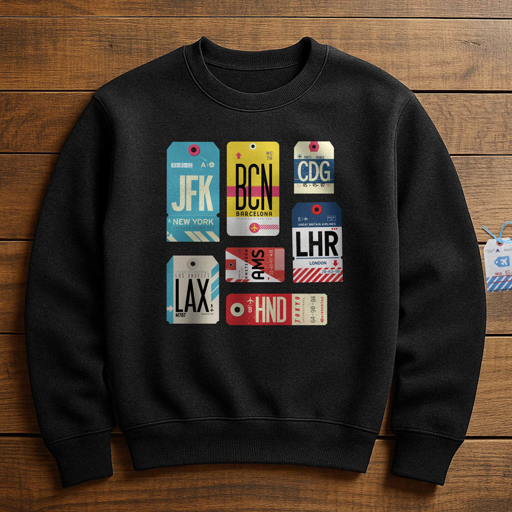 Flight Tags - Sweatshirt