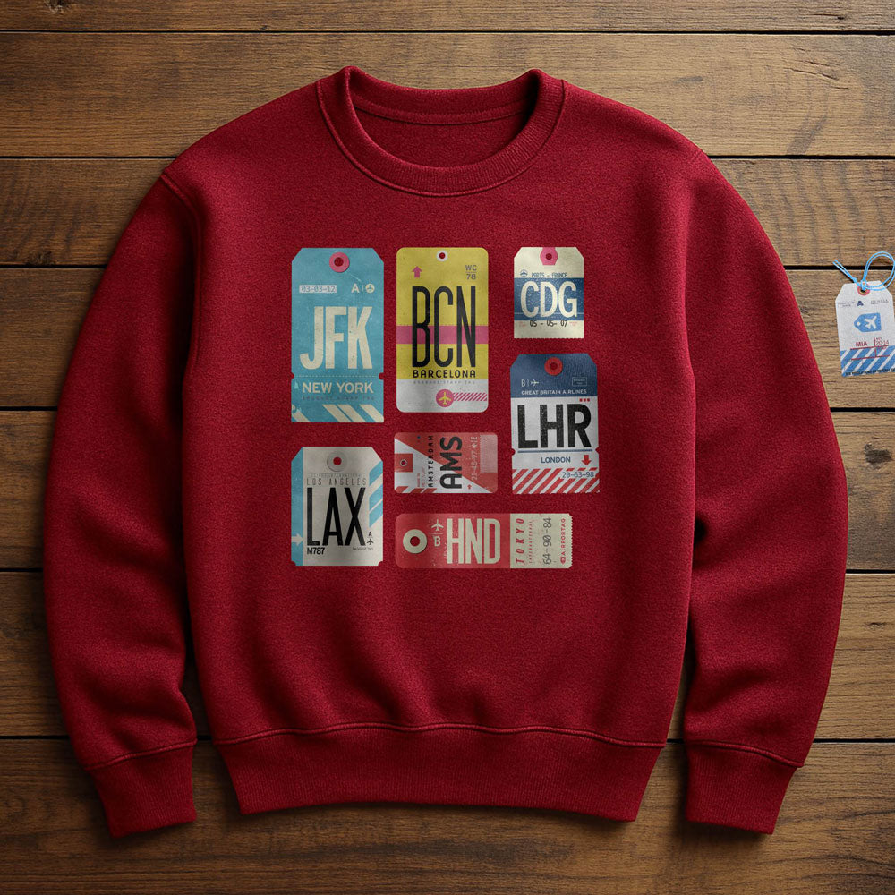 Flight Tags - Sweatshirt