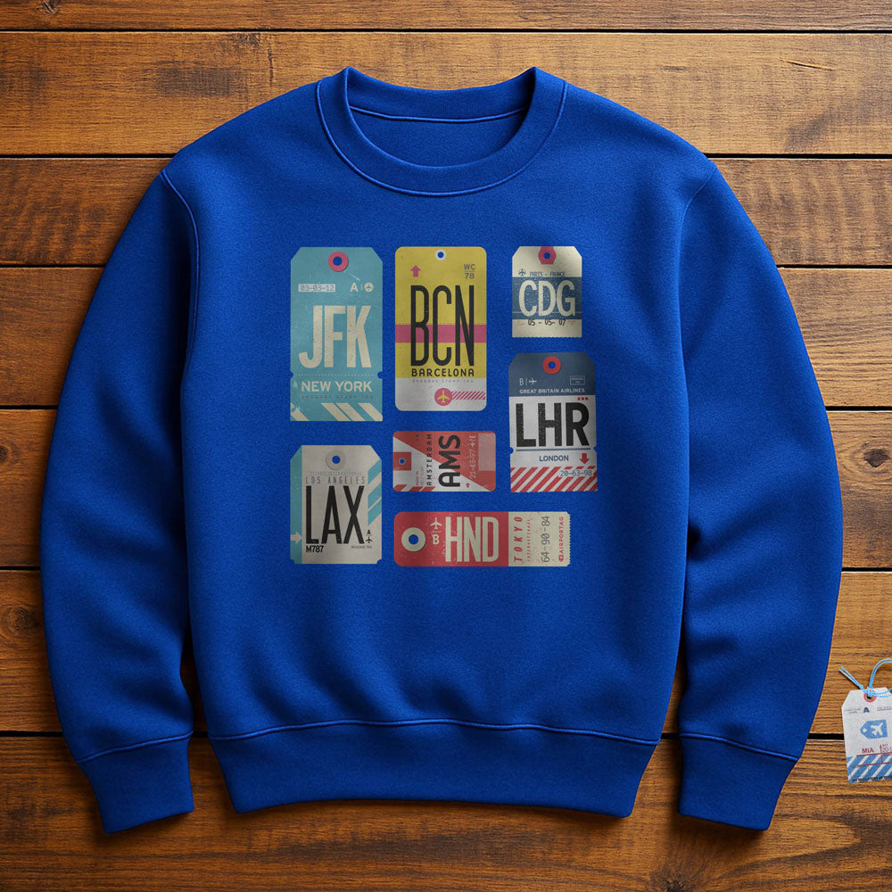 Flight Tags - Sweatshirt