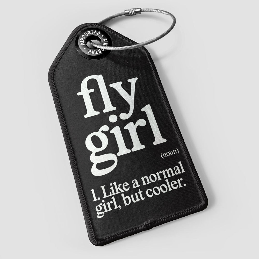 Fly Girl - Luggage Tag