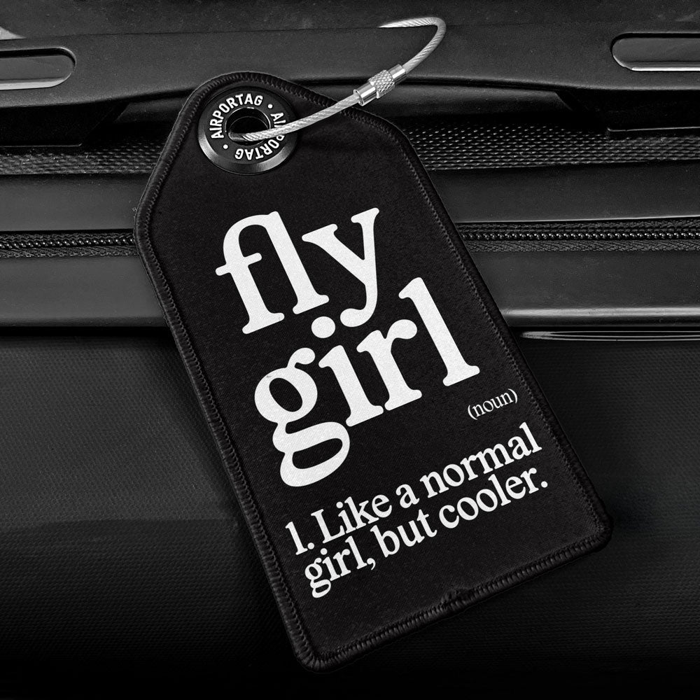 Fly Girl - Luggage Tag