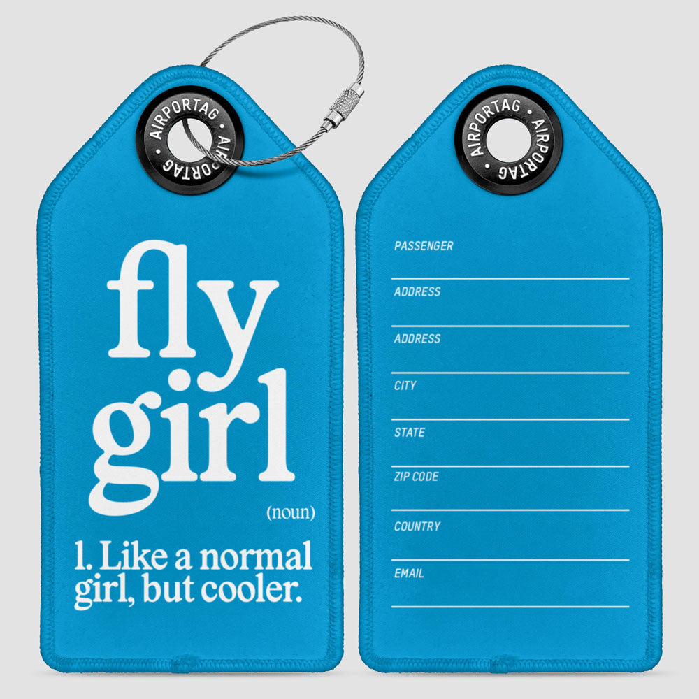 Fly Girl - Luggage Tag
