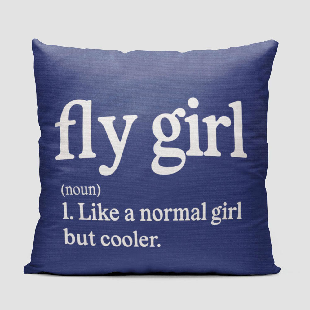 Fly Girl - Throw Pillow