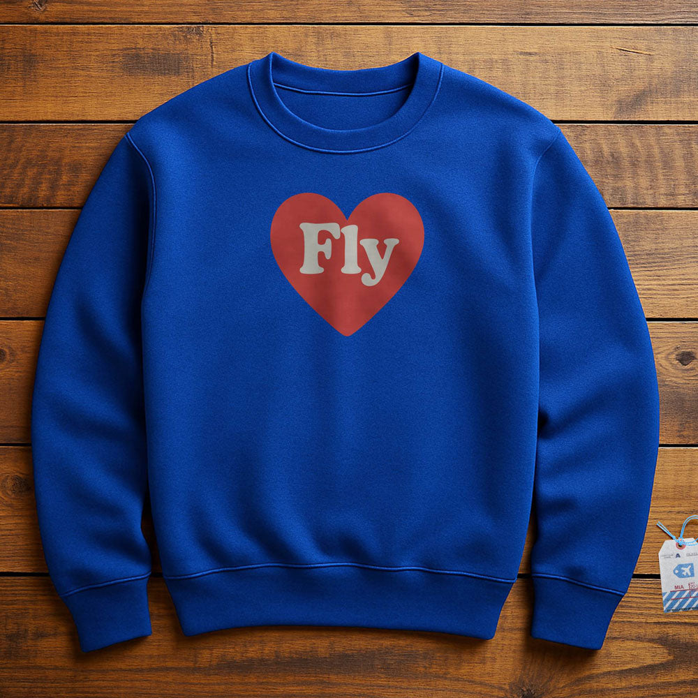 Fly Cute Heart - Sweatshirt