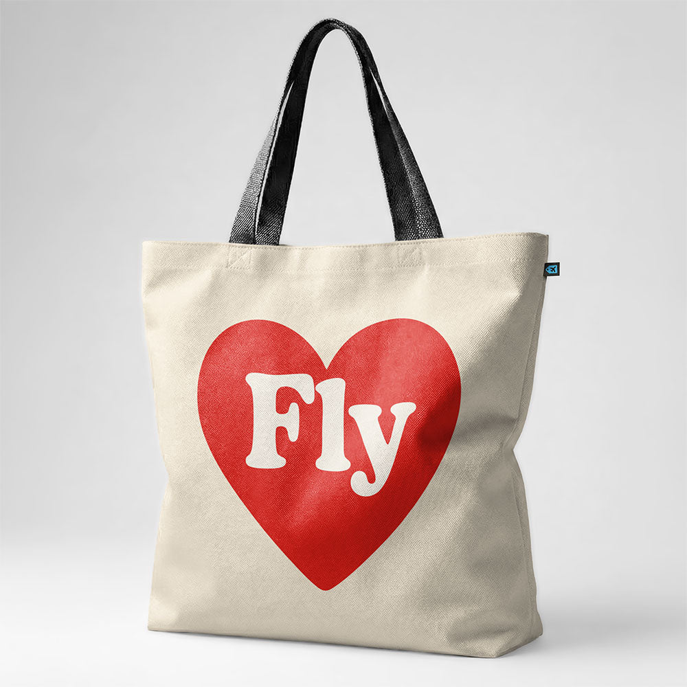 Fly Cute Heart - Tote Bag