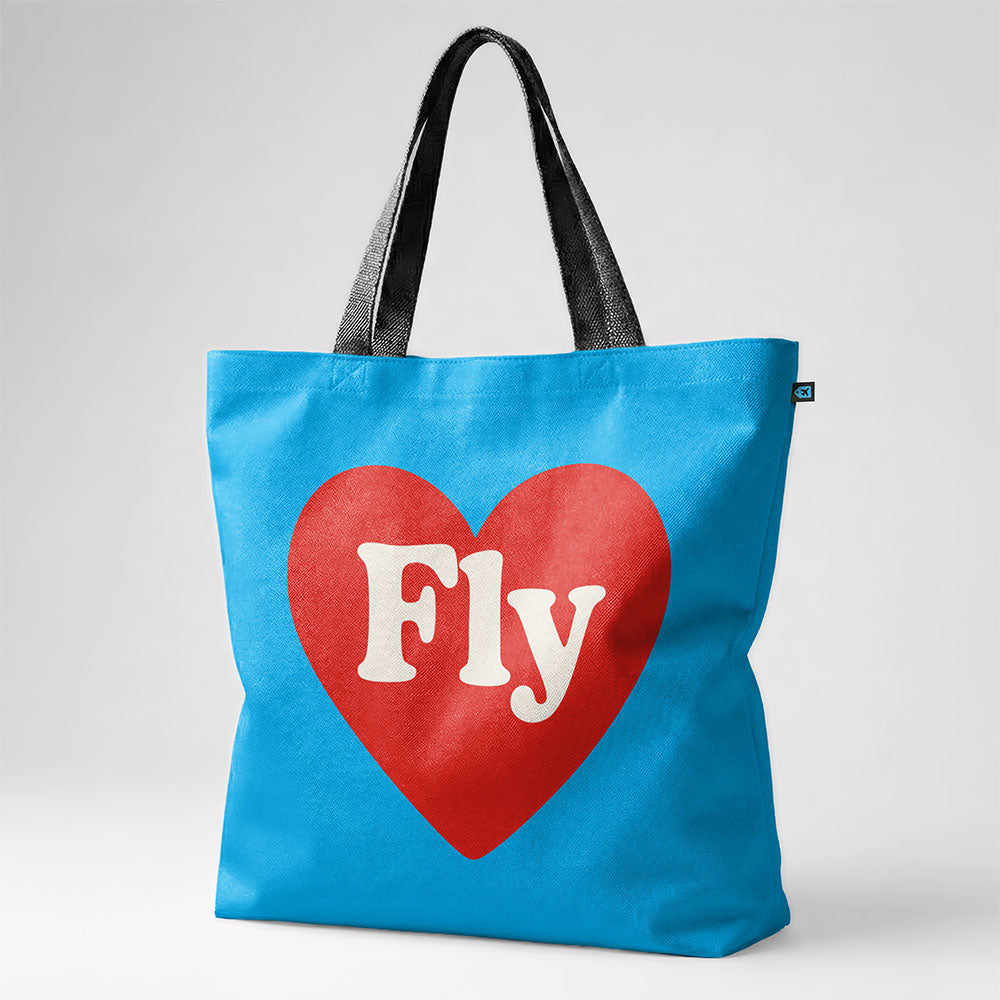 Fly Cute Heart - Tote Bag