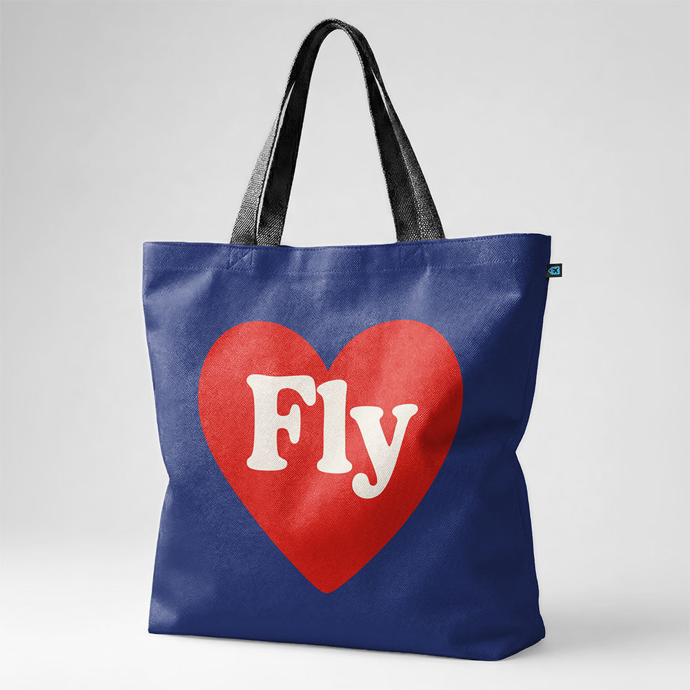 Fly Cute Heart - Tote Bag