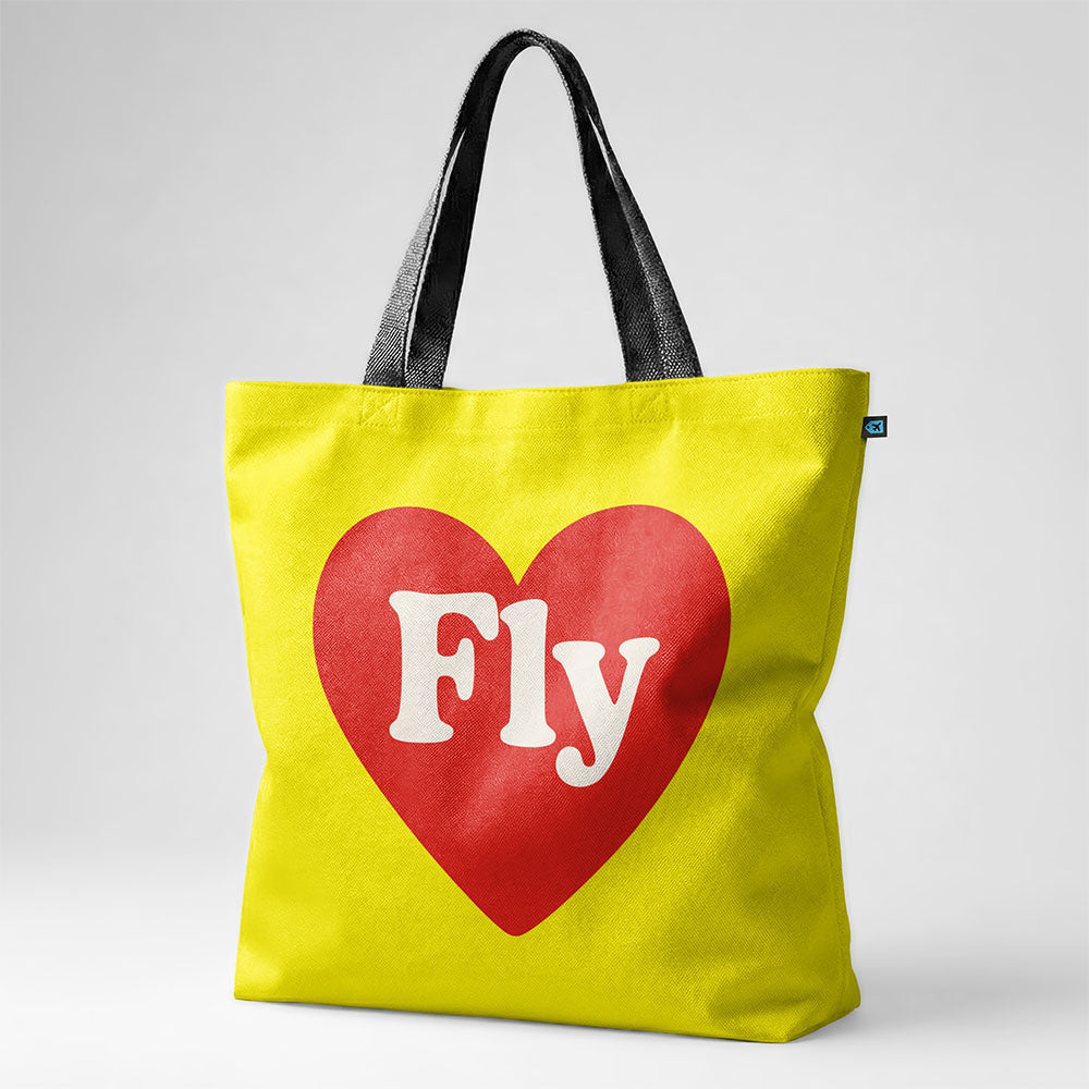 Fly Cute Heart - Tote Bag