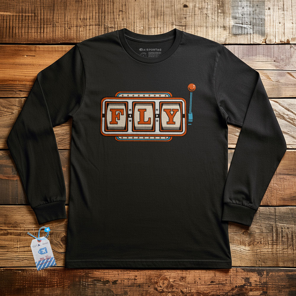 Fly Slot Machine - Long Sleeve T-Shirt