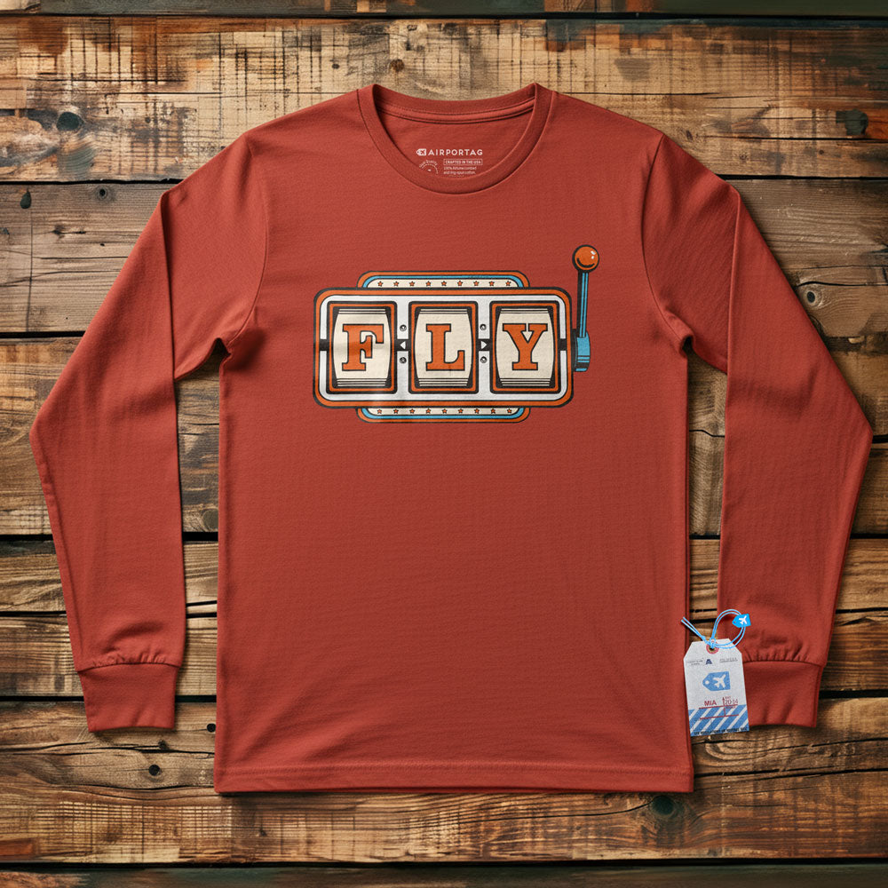 Fly Slot Machine - Long Sleeve T-Shirt