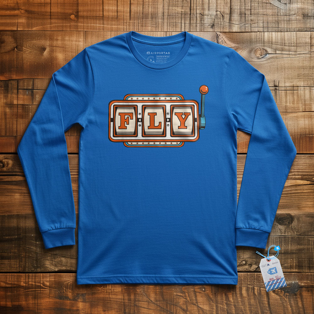 Fly Slot Machine - Long Sleeve T-Shirt