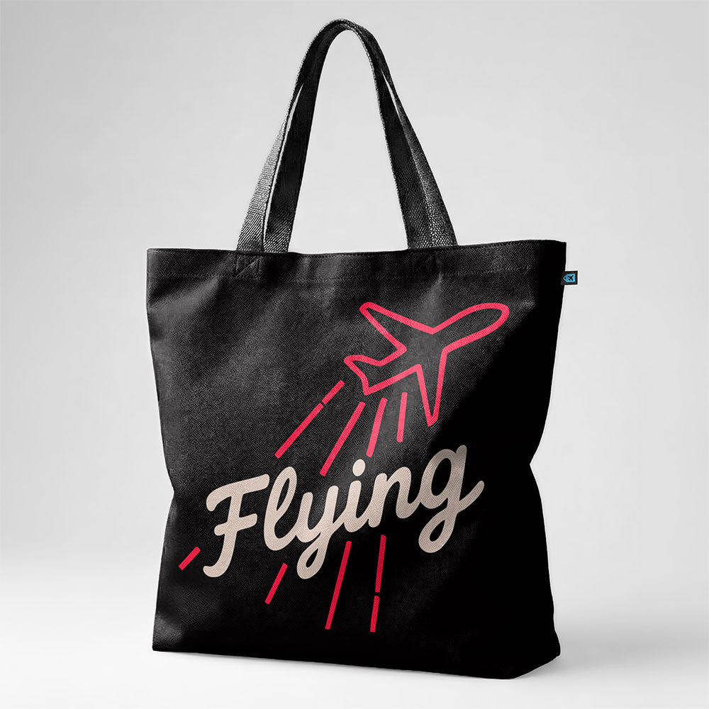 Flying Up Plane - Tote Bag