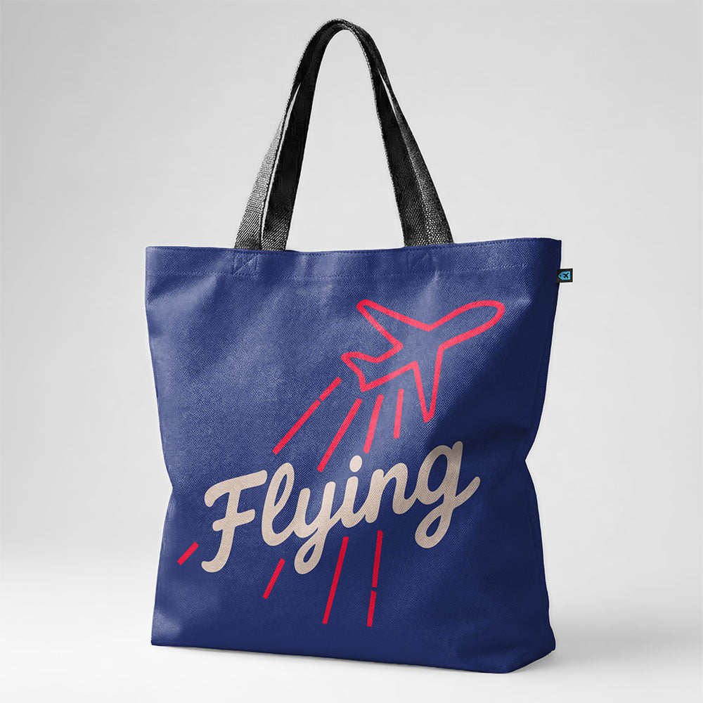 Flying Up Plane - Tote Bag