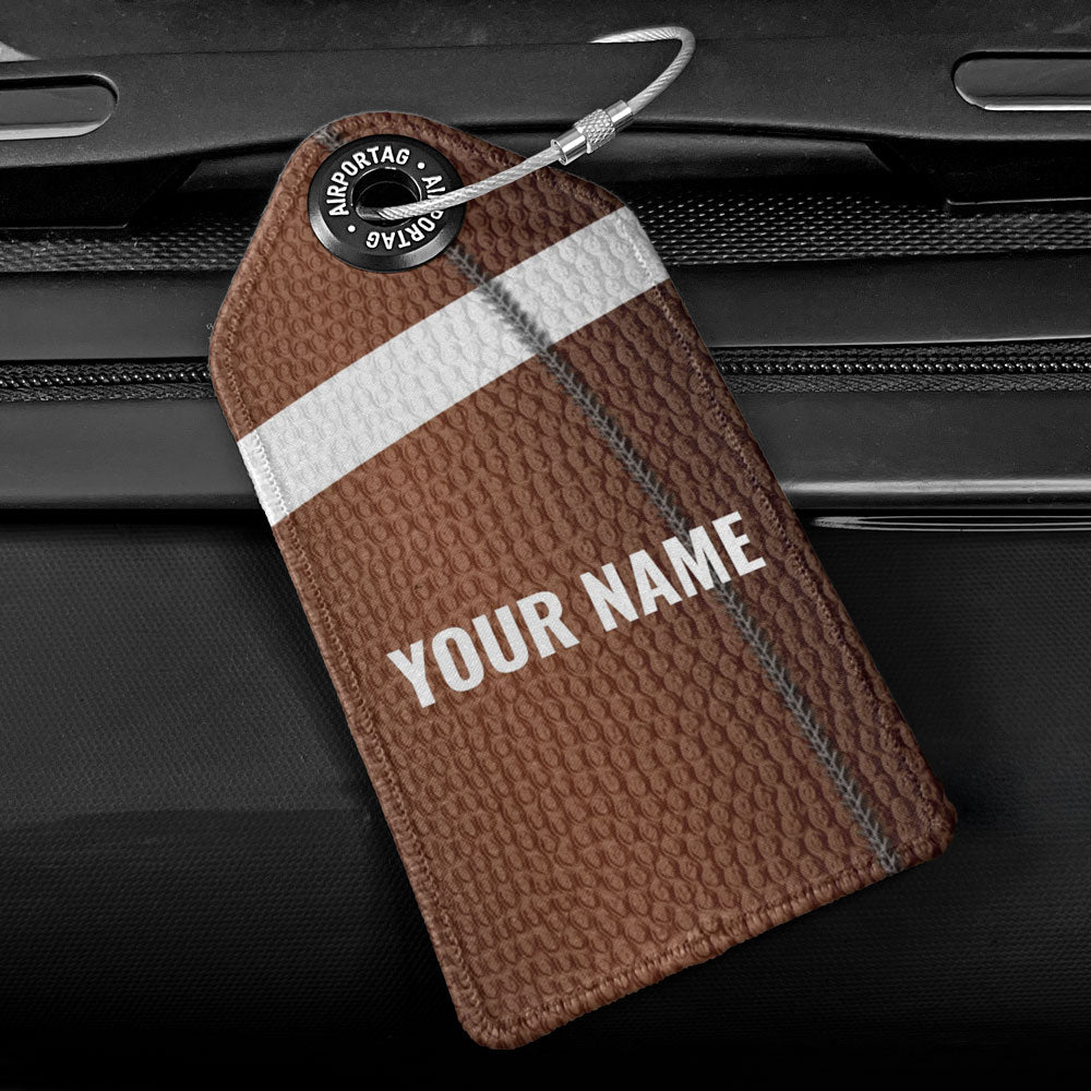 Football Ball Texture - Luggage Tag