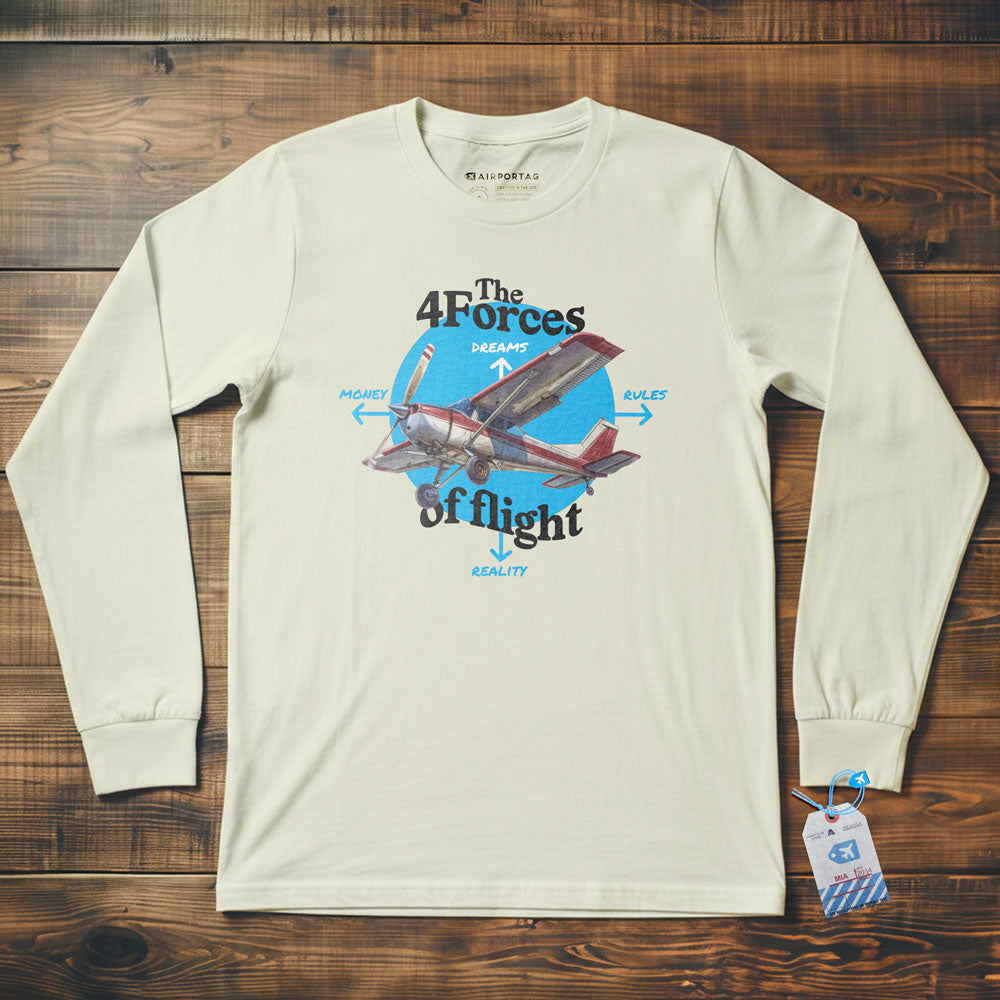 The Four Forces Of Flight - Long Sleeve T-Shirt