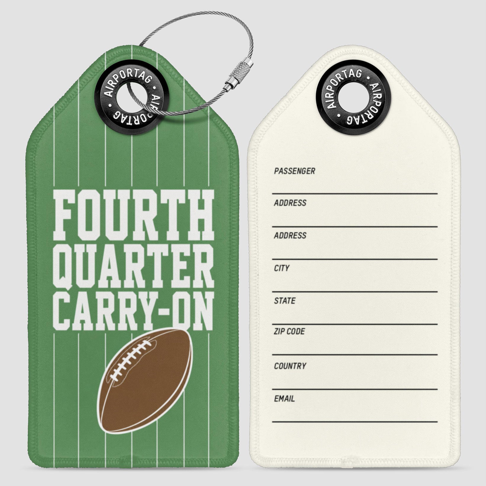 Fourth Quarter Carry-on - Luggage Tag