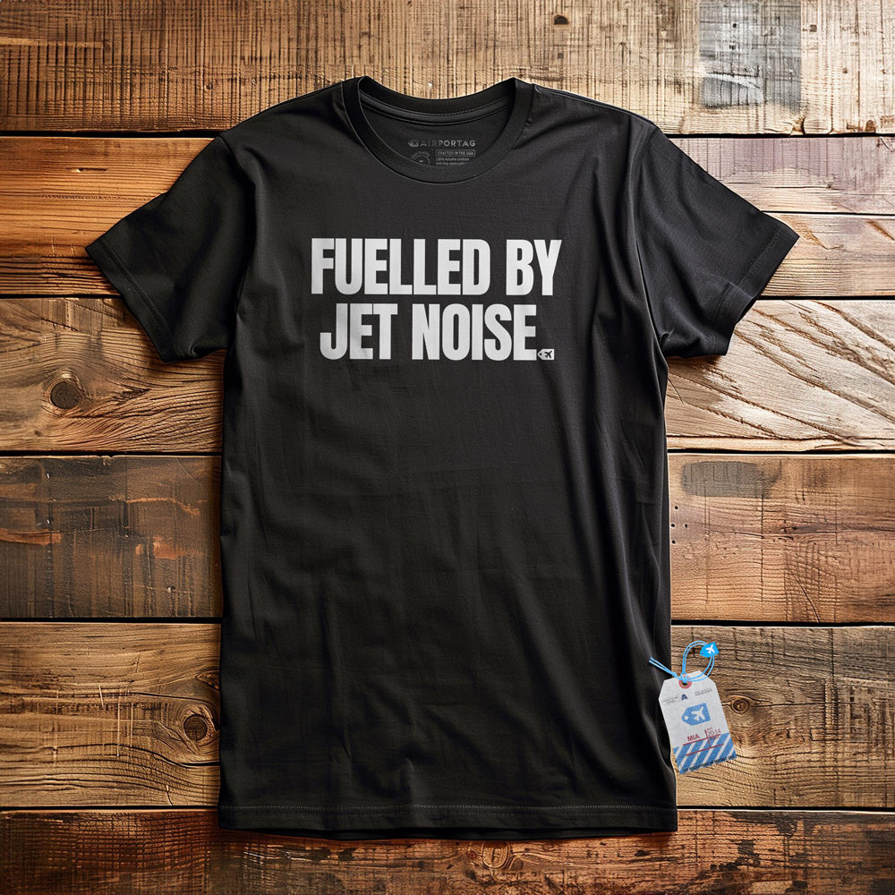 Fuelled by Jet Noise - T-Shirt - Black