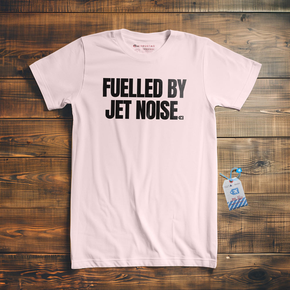 Fuelled by Jet Noise - T-Shirt - Light Pink