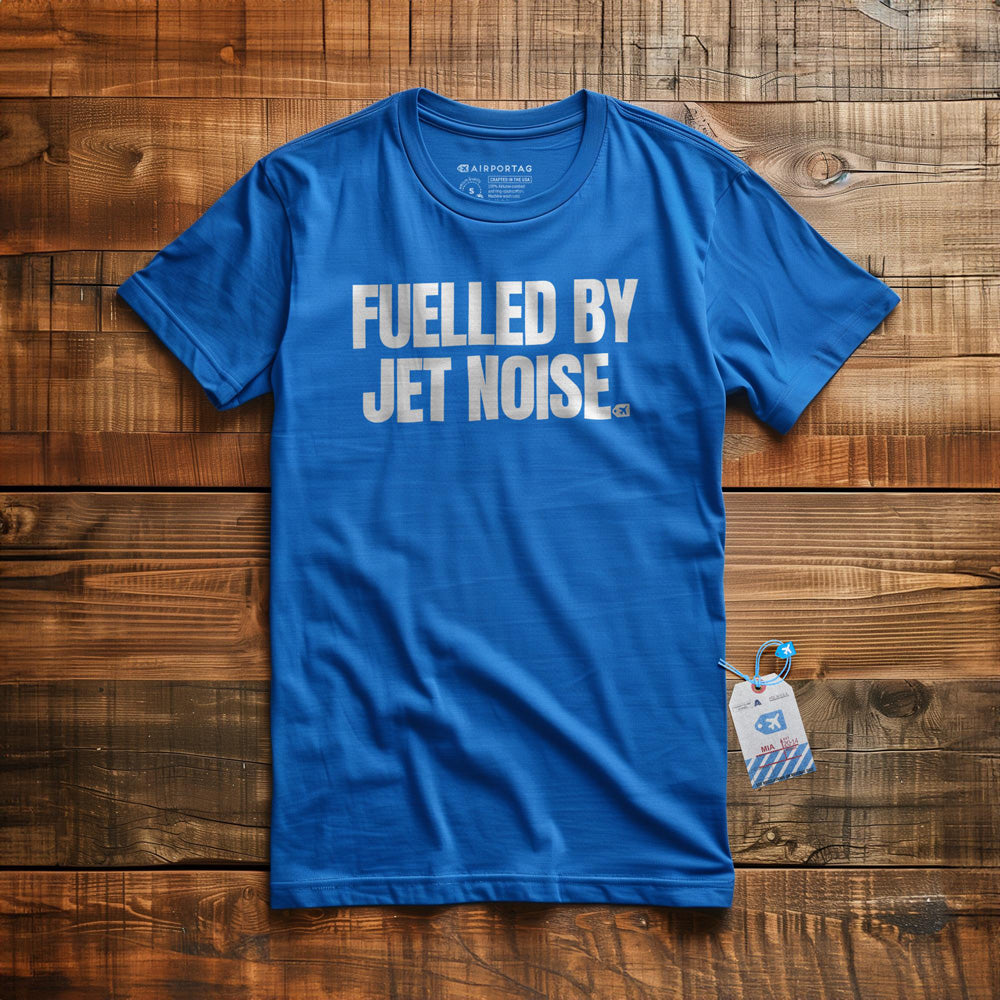 Fuelled by Jet Noise - T-Shirt - True Royal