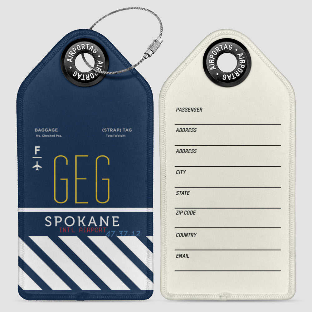 GEG - Étiquette de bagage
