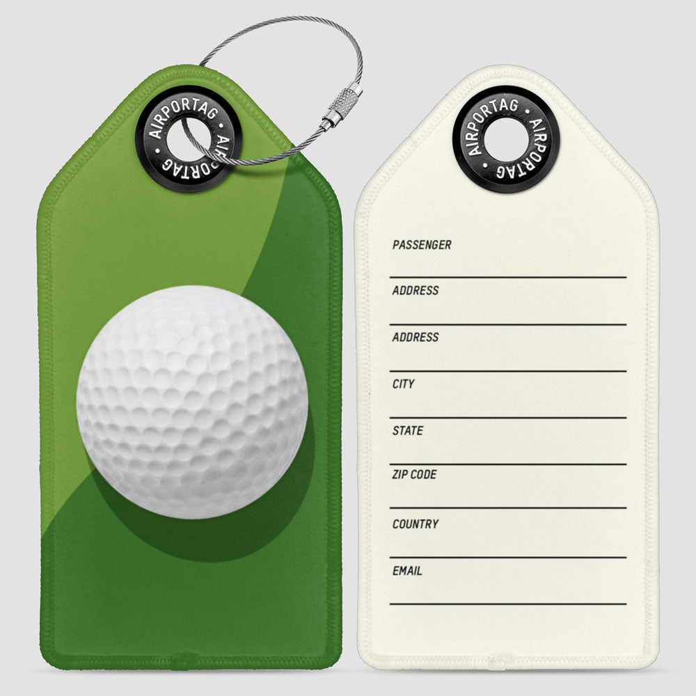 Golf Ball - Luggage Tag