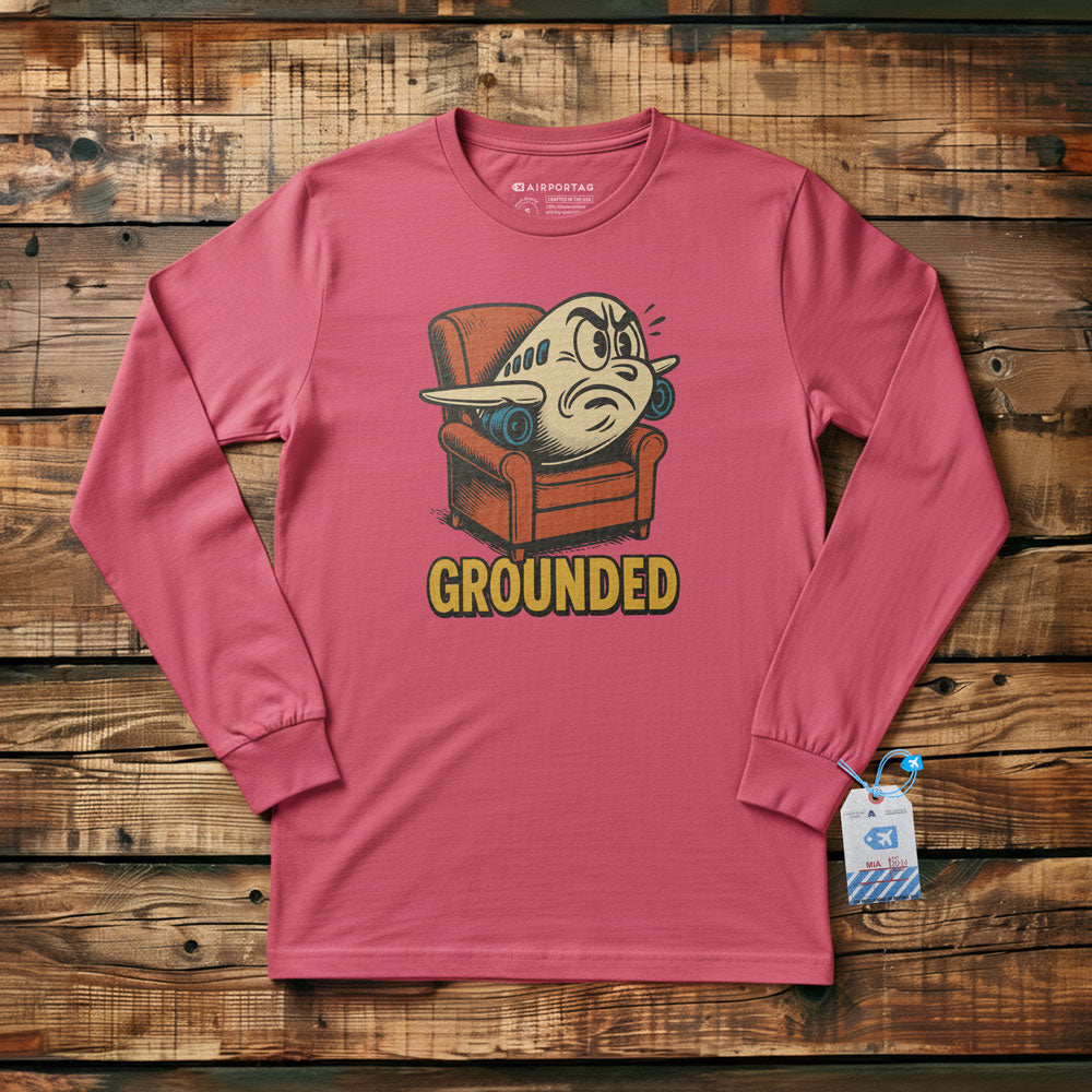 Grounded Plane - Long Sleeve T-Shirt
