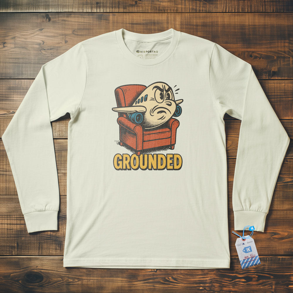 Grounded Plane - Long Sleeve T-Shirt