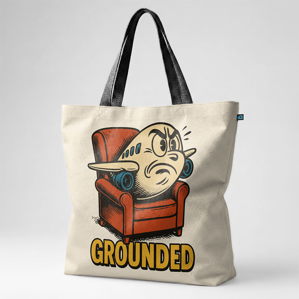 Grounded Plane - Tote Bag