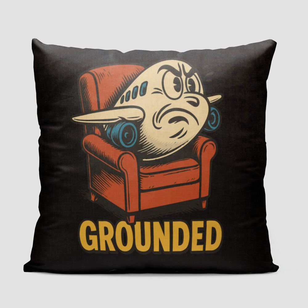Grounded Plane - Throw Pillow